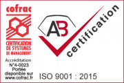 ISO 9001-2015 COFRAC, AB Certification